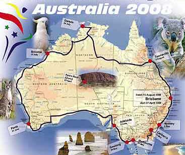 Australie world harmony run